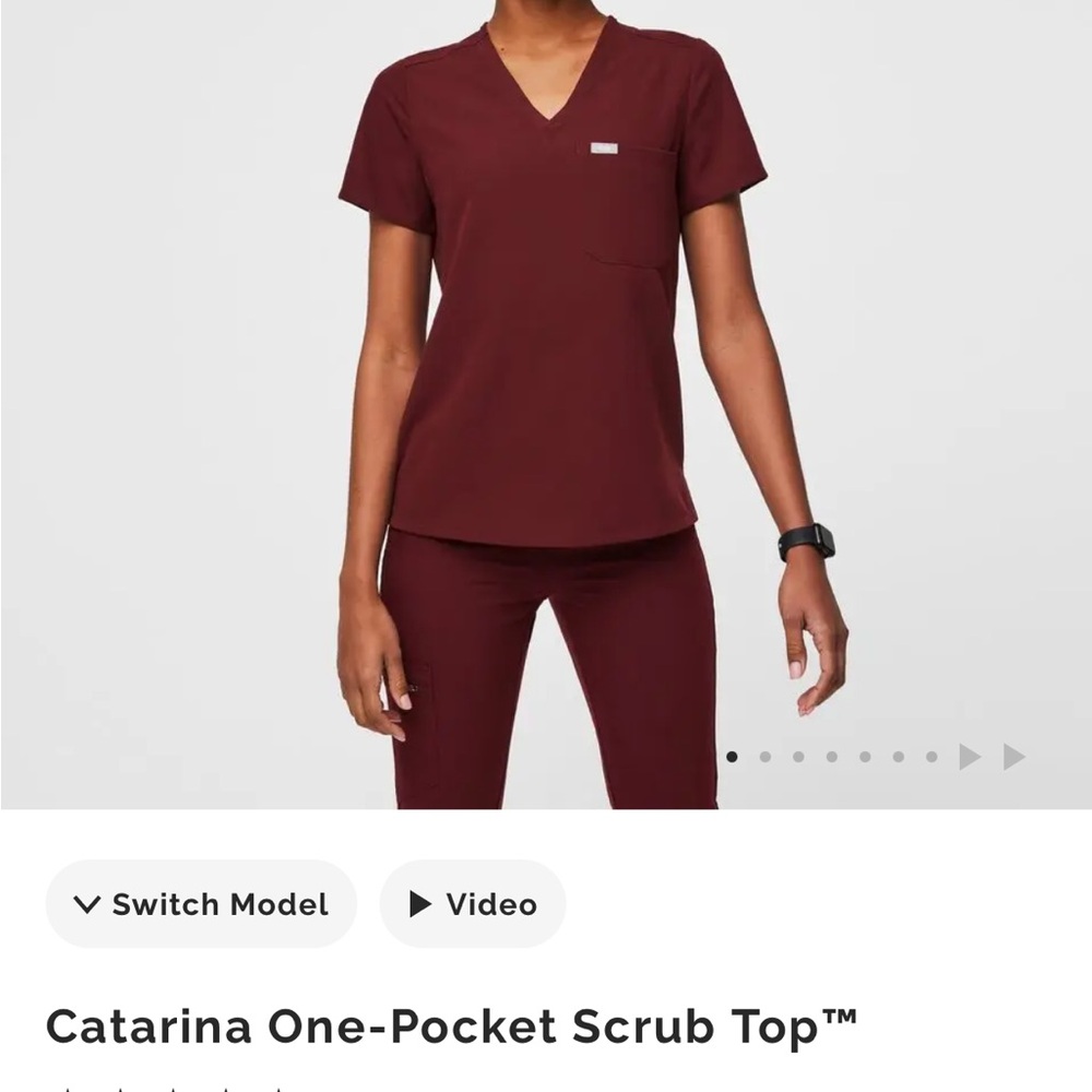 Figs Scrub Top